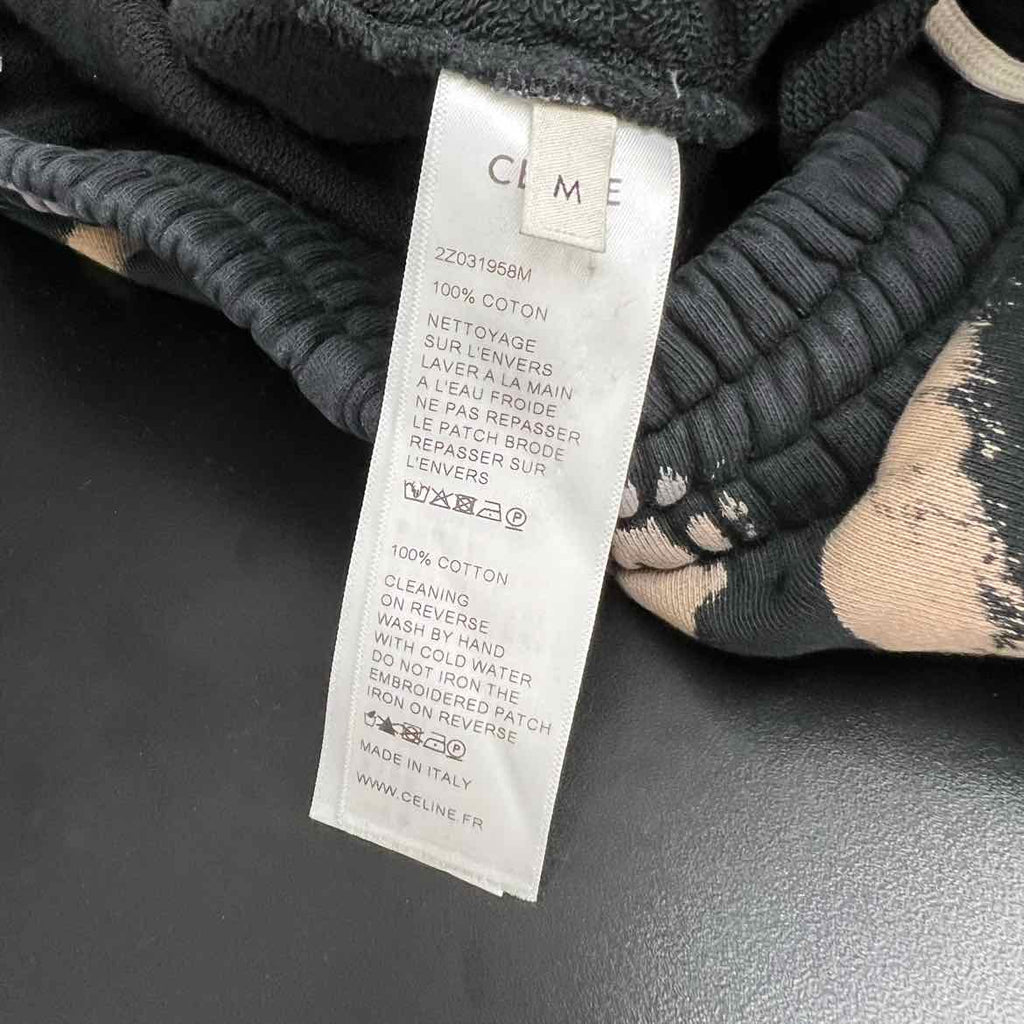 Celine Sweatpants "PAINT" Multicolor Used Size M