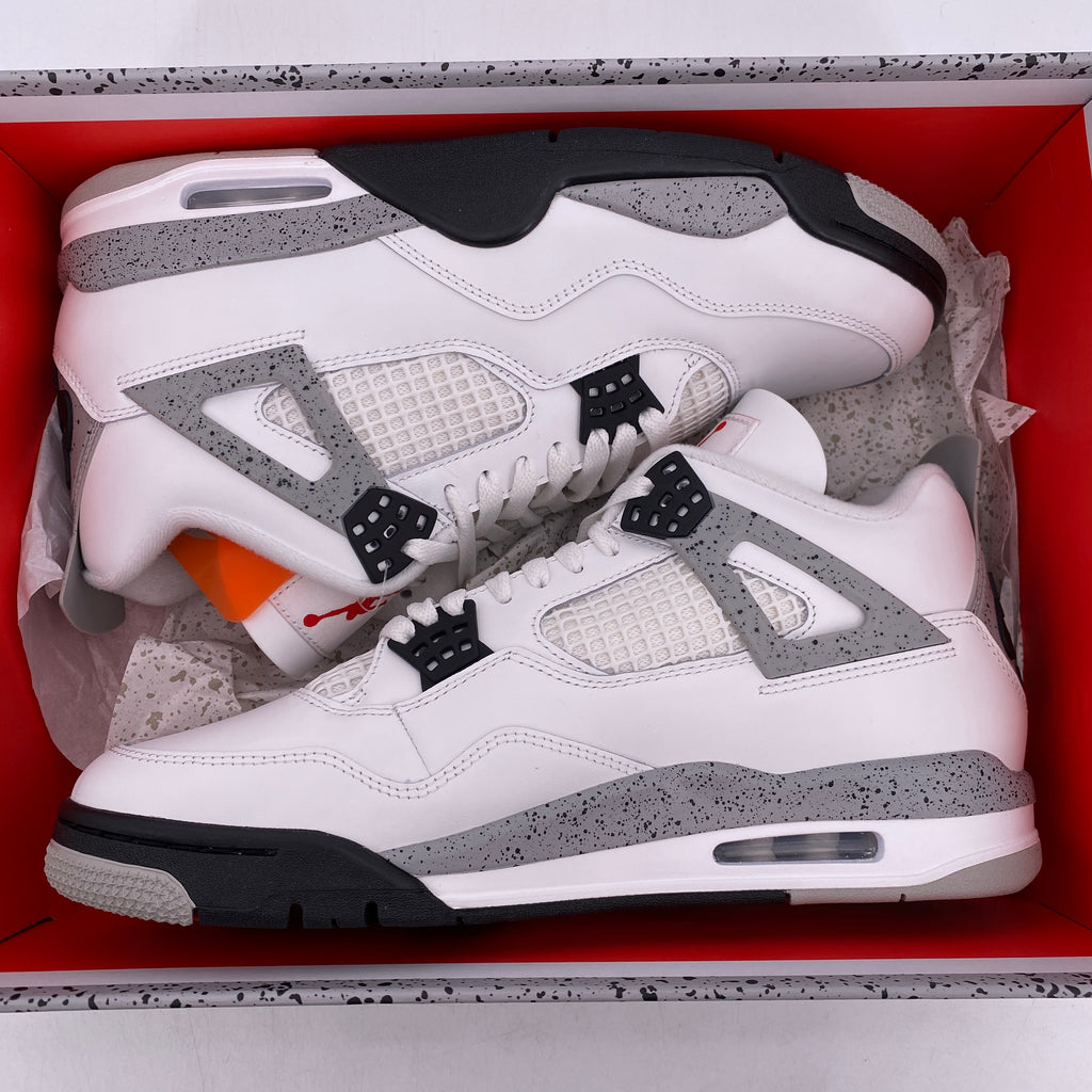Air Jordan 4 Retro "White Cement" 2025 New Size 11