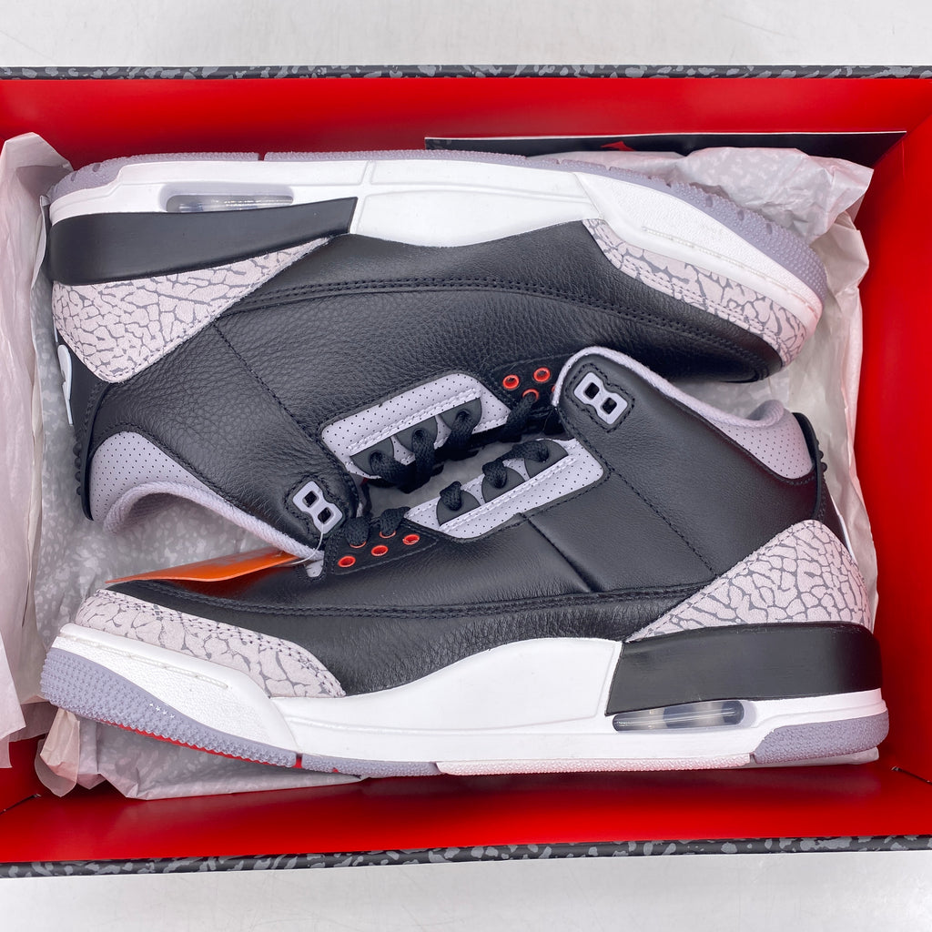 Air Jordan 3 Retro "Black Cement" 2024 New Size 9.5