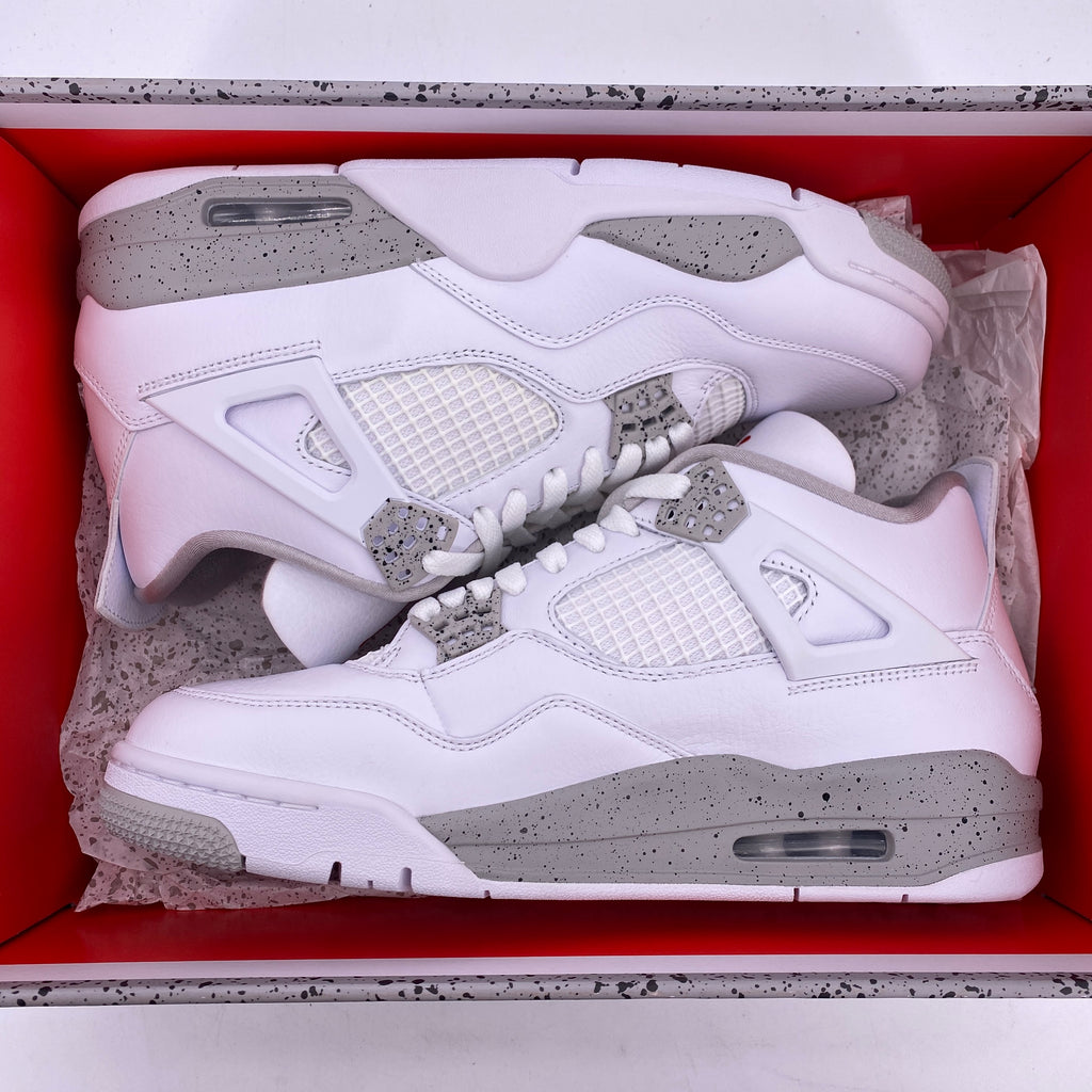 Air Jordan 4 Retro "White Oreo" 2020 New Size 9