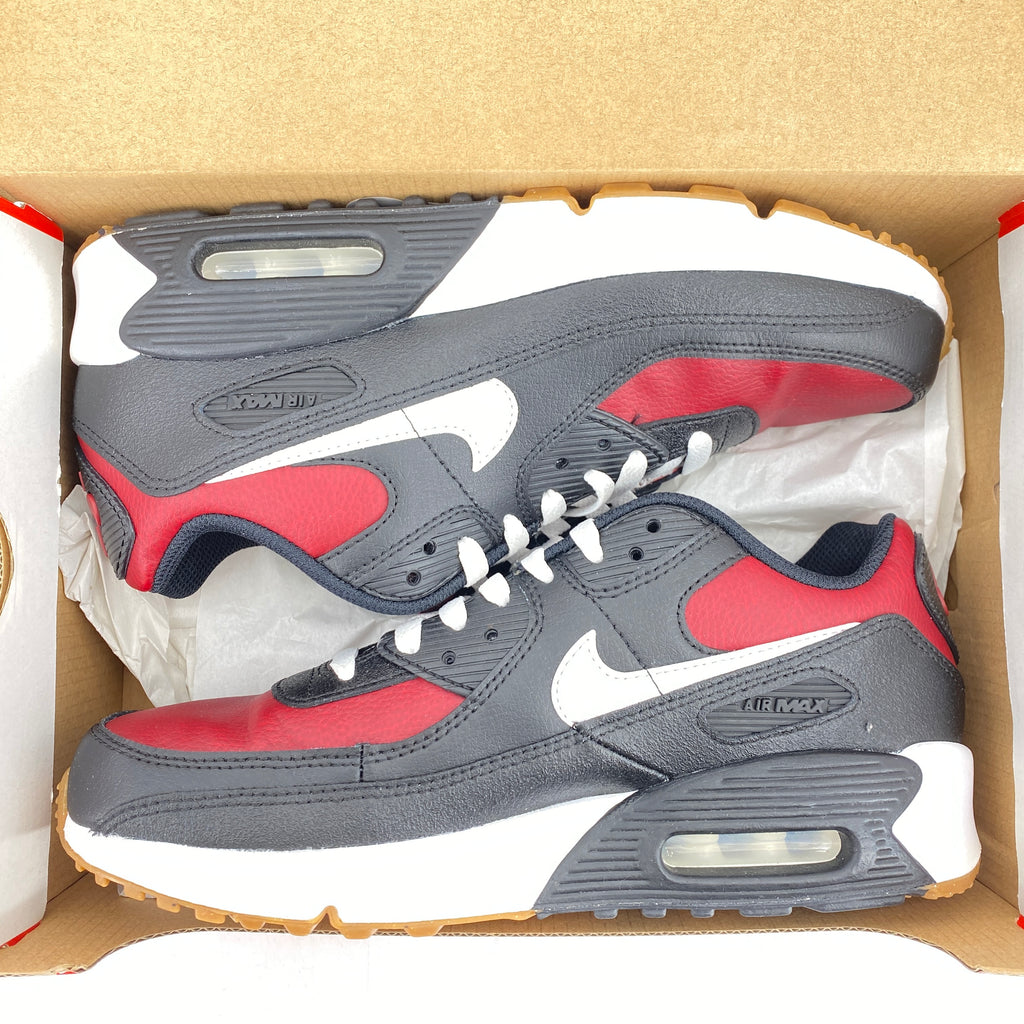 Nike (GS) Air Max 90 "Black Team Red" 2023 Used Size 7Y