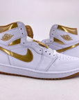 Air Jordan (W) 1 Retro High OG "Metallic Gold" 2024 New Size 12W