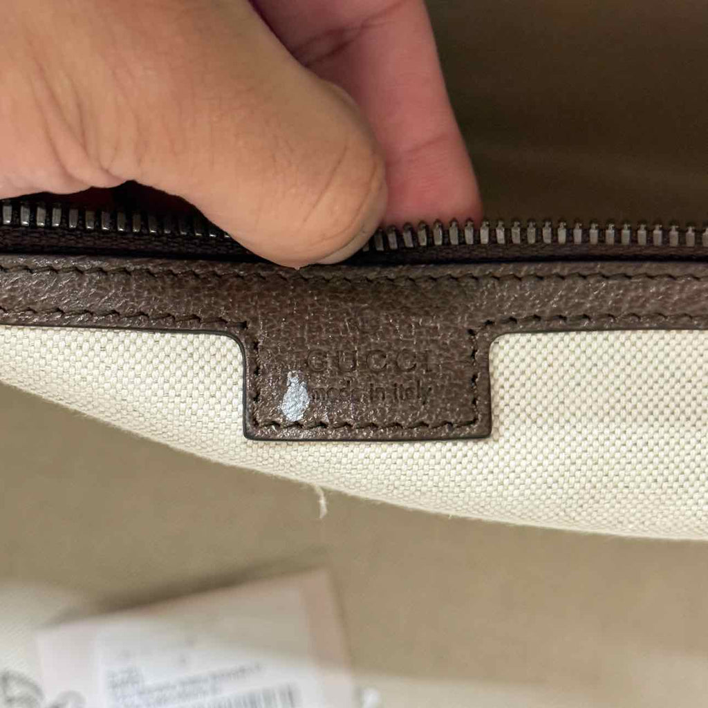 Gucci Duffle Bag "GG SUPREME SAVOY" New Brown Size L