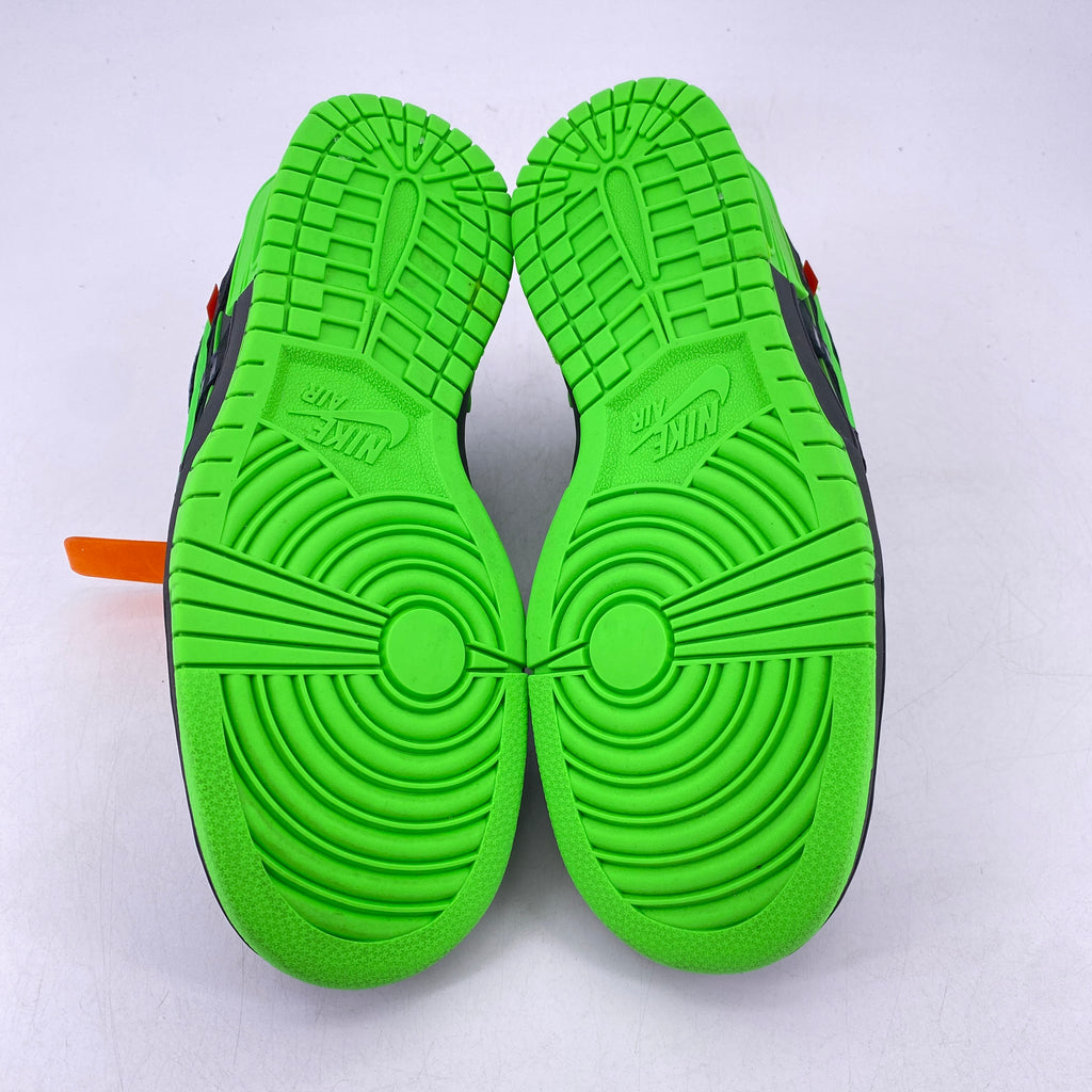 Nike Air Rubber Dunk / OW "Green Strike" 2020 Used Size 9