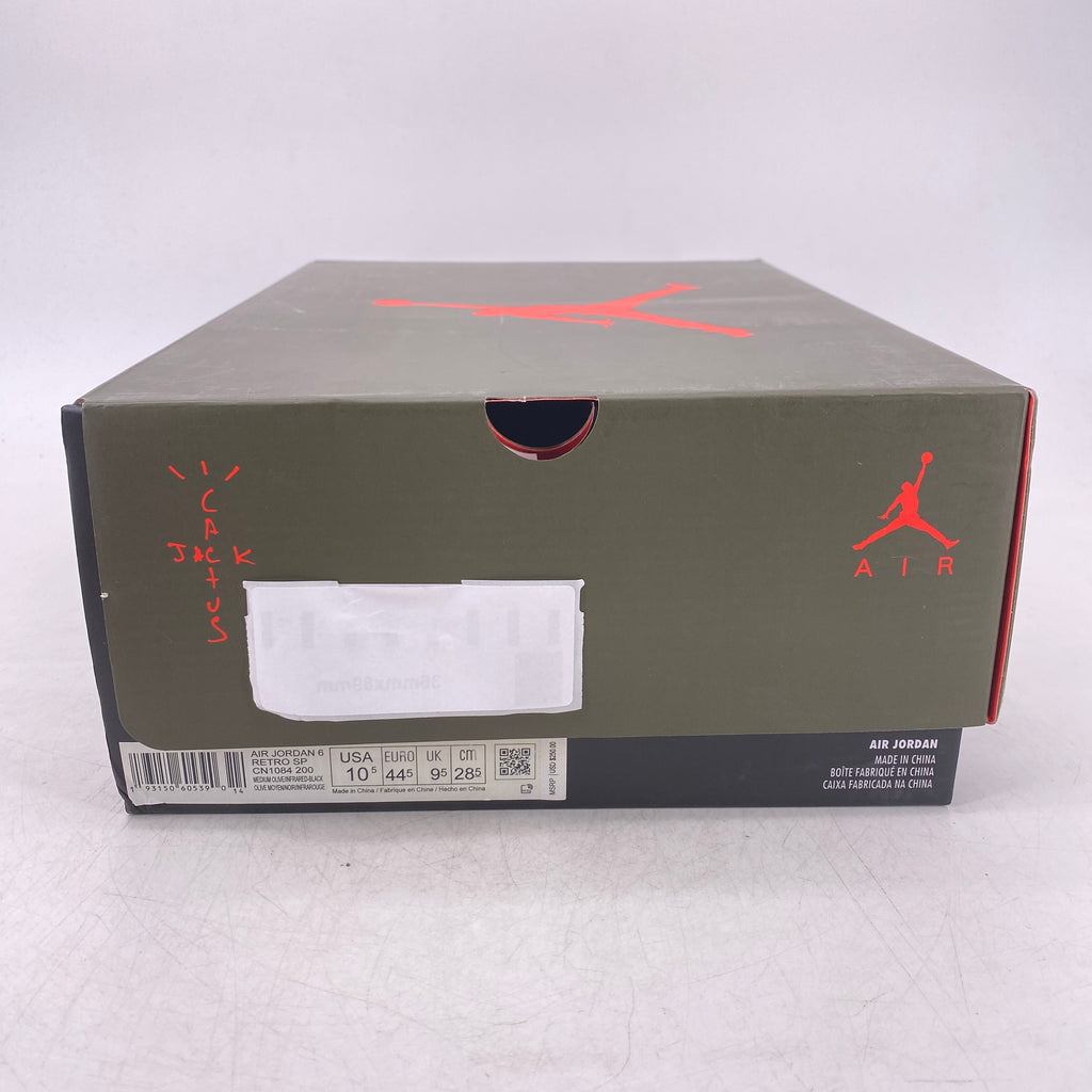 Air Jordan 6 Retro "Travis Scott" 2019 New Size 10.5