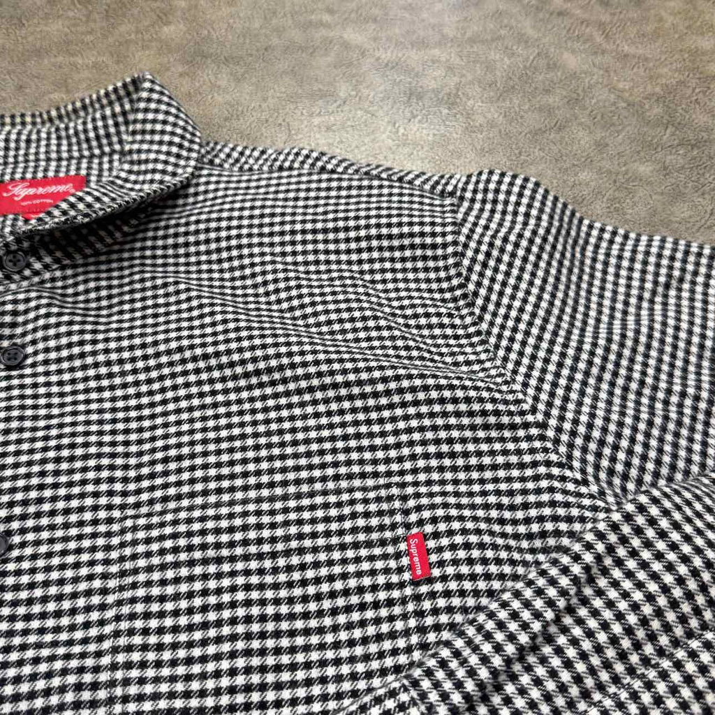 Supreme Button Up "HOUNDSOOTH" Grey Used Size XL