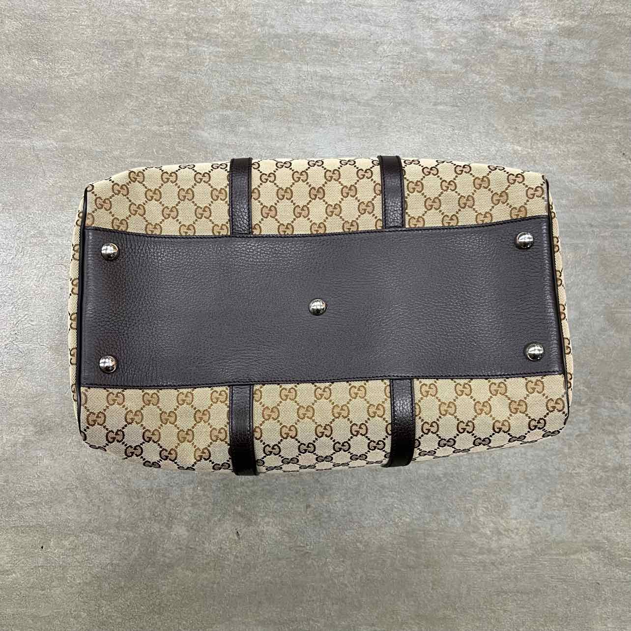 Gucci Duffle Bag &quot;BOSTON&quot; Used Brown Size OS