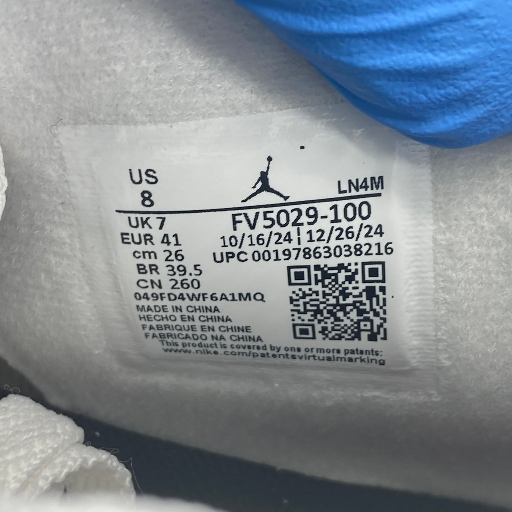 Air Jordan 4 Retro "White Cement" 2025 New Size 8