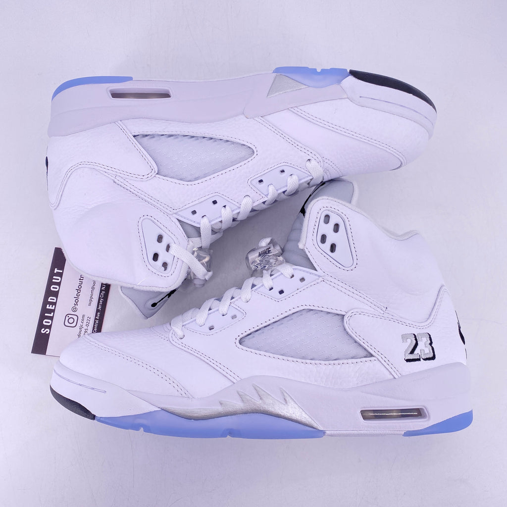 Air Jordan 5 Retro "White Metallic" 2026 New Size 10