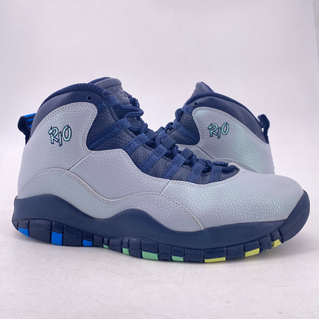 Air Jordan 10 Retro "Rio" 2016 Used Size 9.5