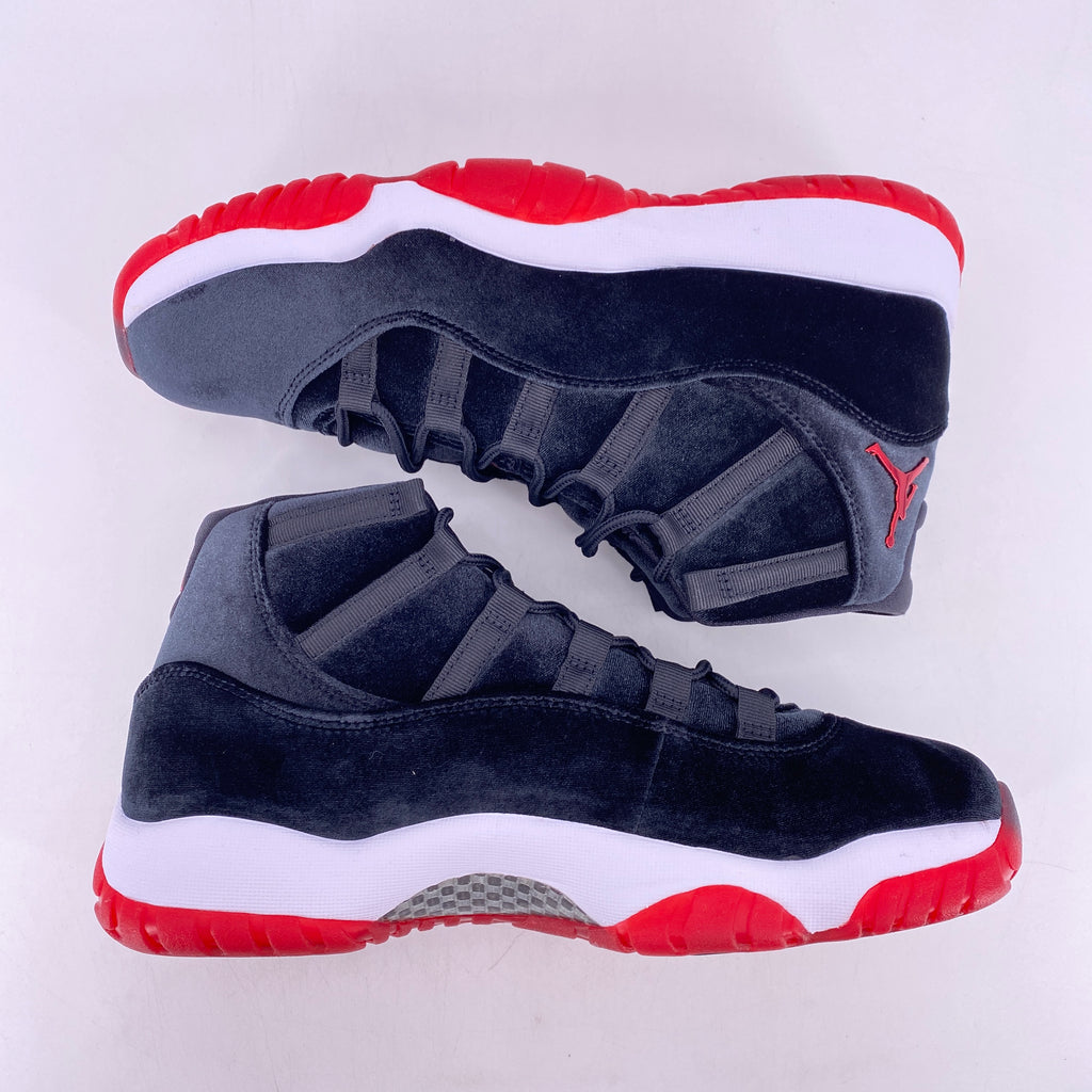 Air Jordan (W) 11 Retro "Bred Velvet" 2024 New Size 11.5W