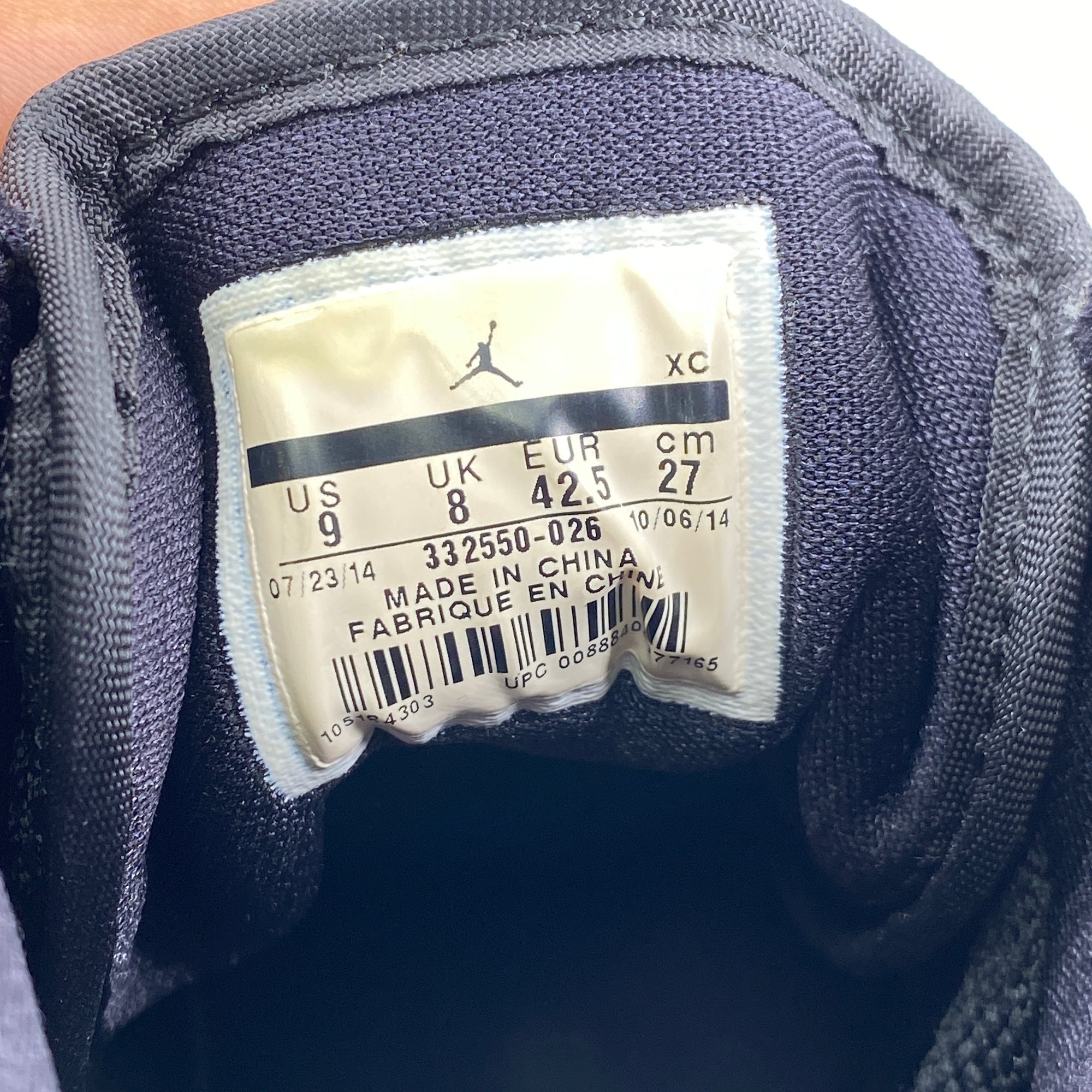 Air Jordan 1 Retro High &quot;Melo Pe&quot; 2014 Used Size 9