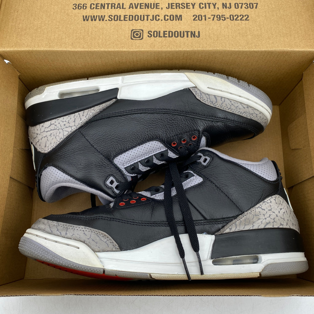 Air Jordan 3 Retro "Black Cement" 2024 Used Size 9