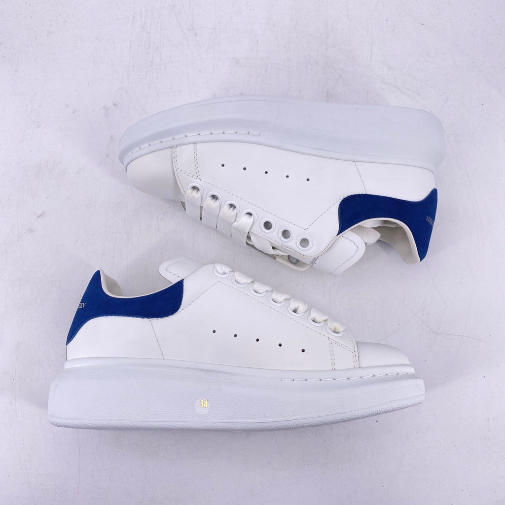Alexander McQueen Oversized Sneaker "White Blue" 2019 New Size 34