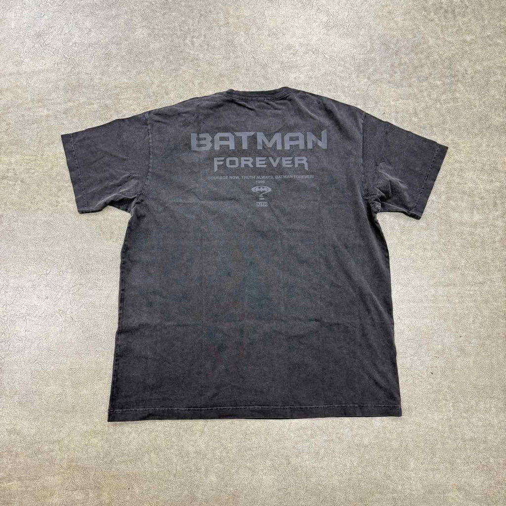 Kith T-Shirt "BATMAN FOREVER" Black New Size XL