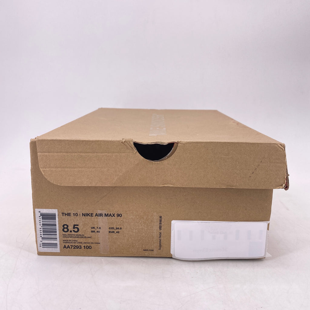 Nike Air Max 90 "The 10: Off-White" 2017 New Size 8.5