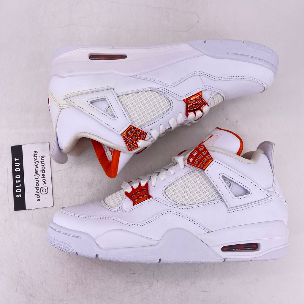 Air Jordan 4 Retro "Metallic Orange" 2020 New (Cond) Size 9