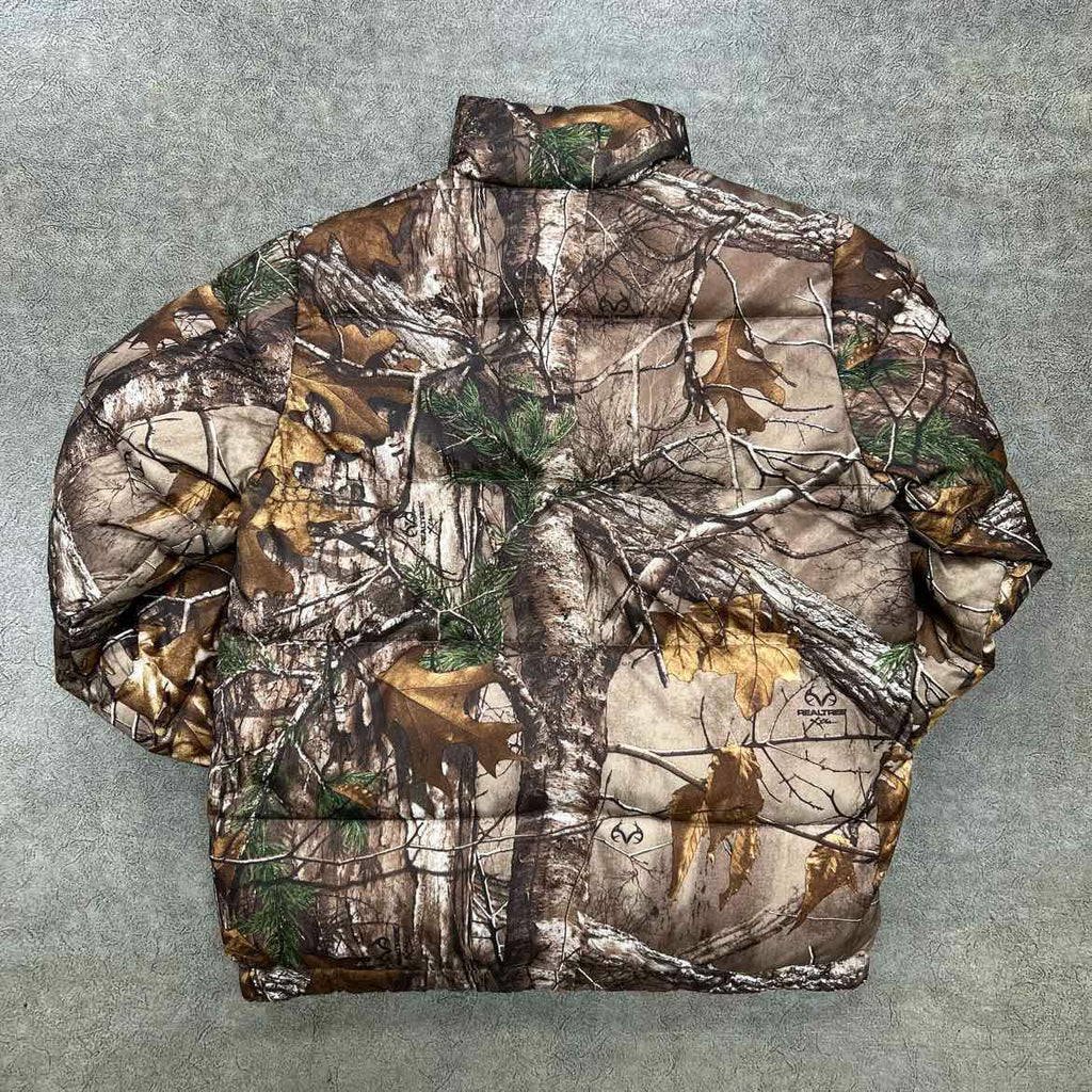 Stussy Jacket "REAL TREE CAMO" Green Used Size S