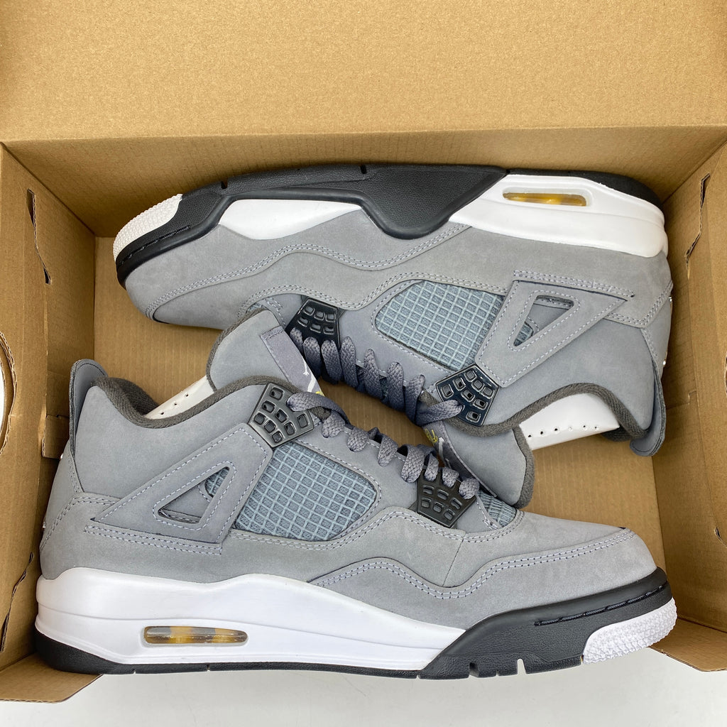 Air Jordan 4 Retro "Cool Grey" 2019 New Size 9.5