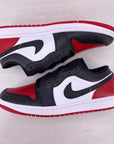 Air Jordan 1 Low "Bred Toe 2.0" 2023 New Size 8.5