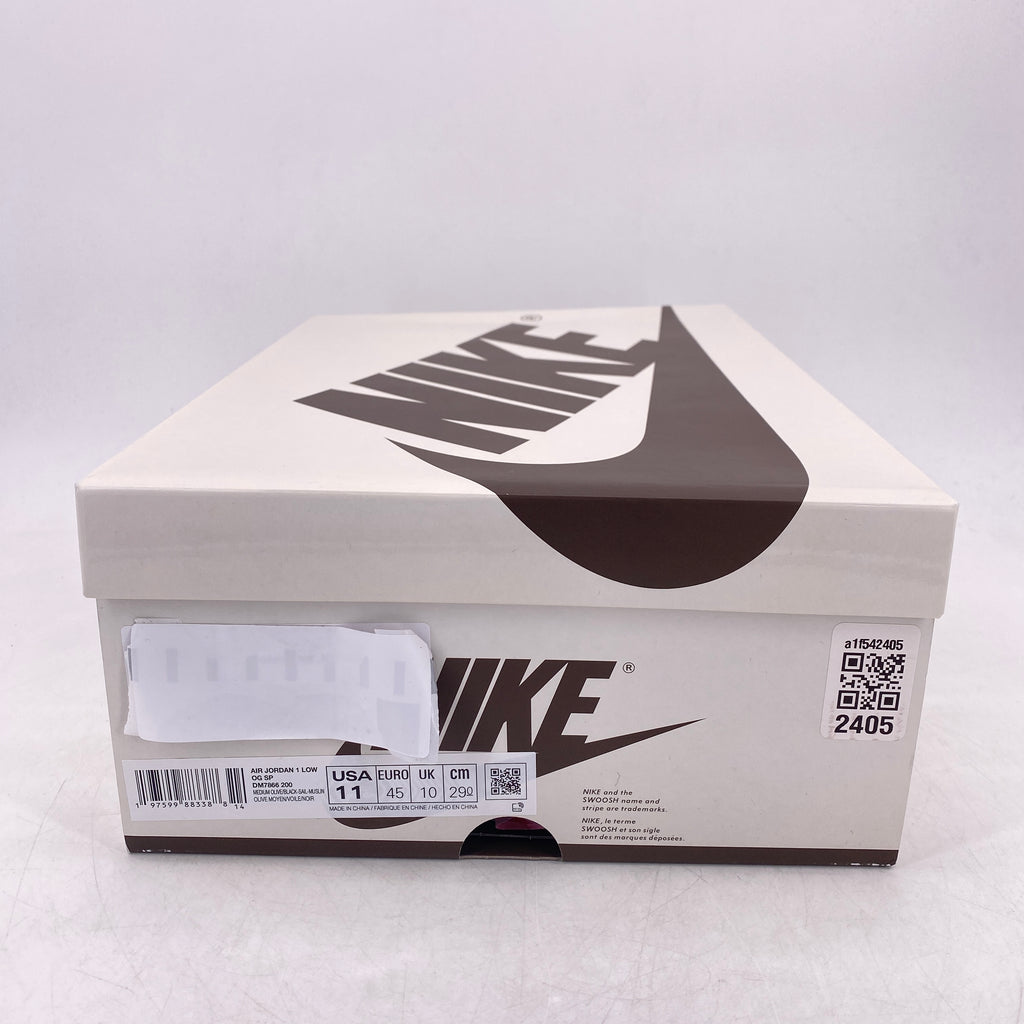 Air Jordan 1 Low OG SP "Travis Scott Medium Olive" 2024 New Size 11