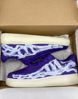 Nike Air Force 1 Low "Purple Skeleton" 2021 New Size 9.5