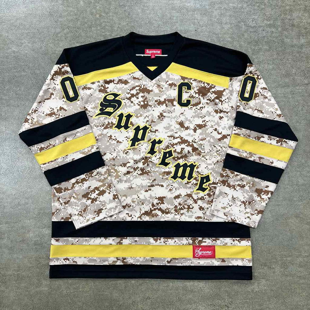 Supreme Jersey "FIRE & ICE" Brown New Size XL