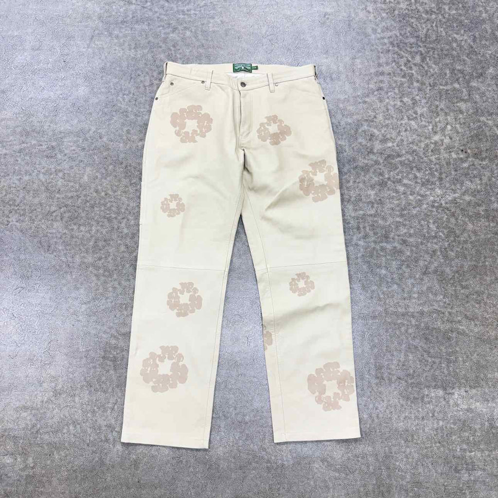 Denim Tears Pant "COTTON WREATH" Khaki Used Size 36