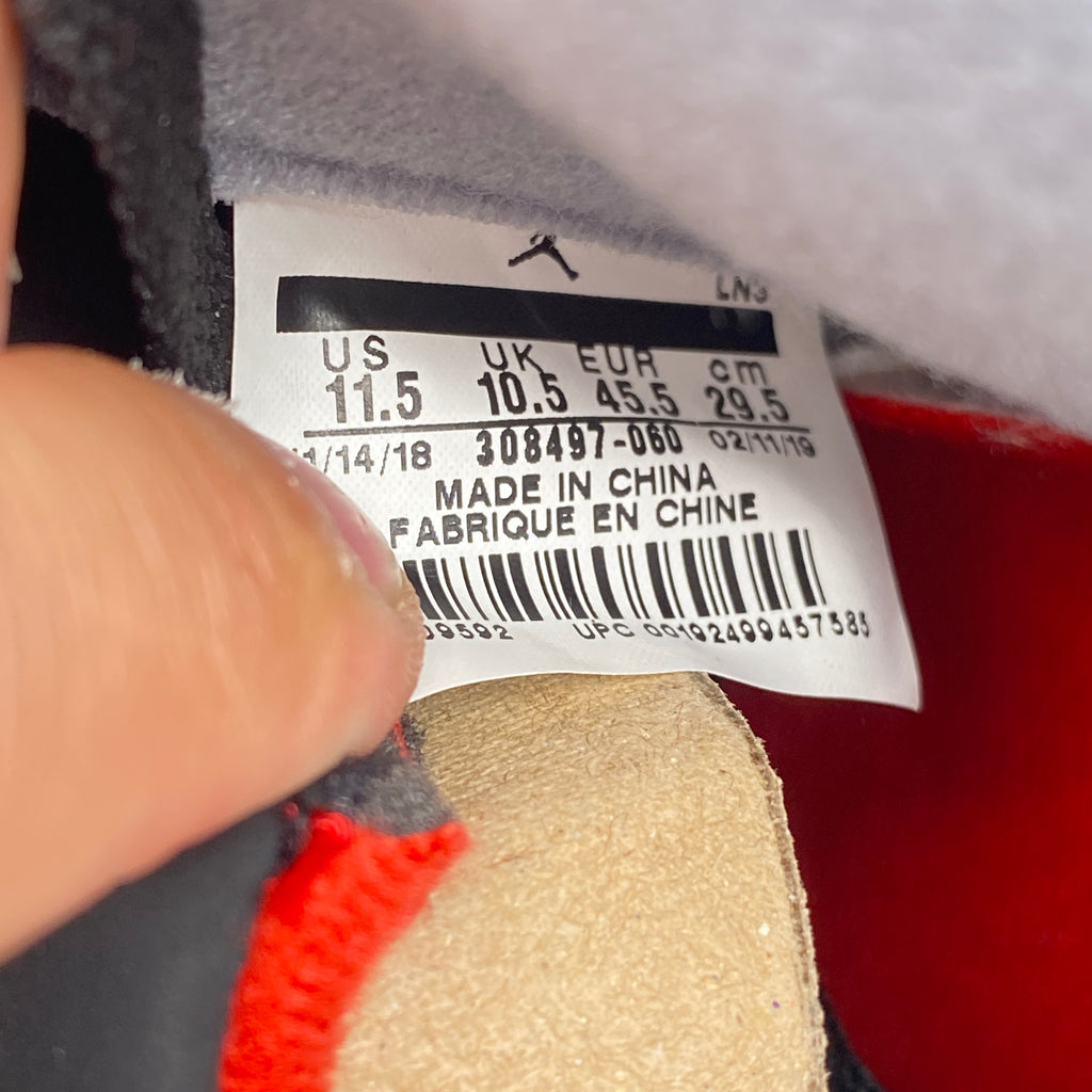 Air Jordan 4 Retro "Bred" 2019 New Size 11.5