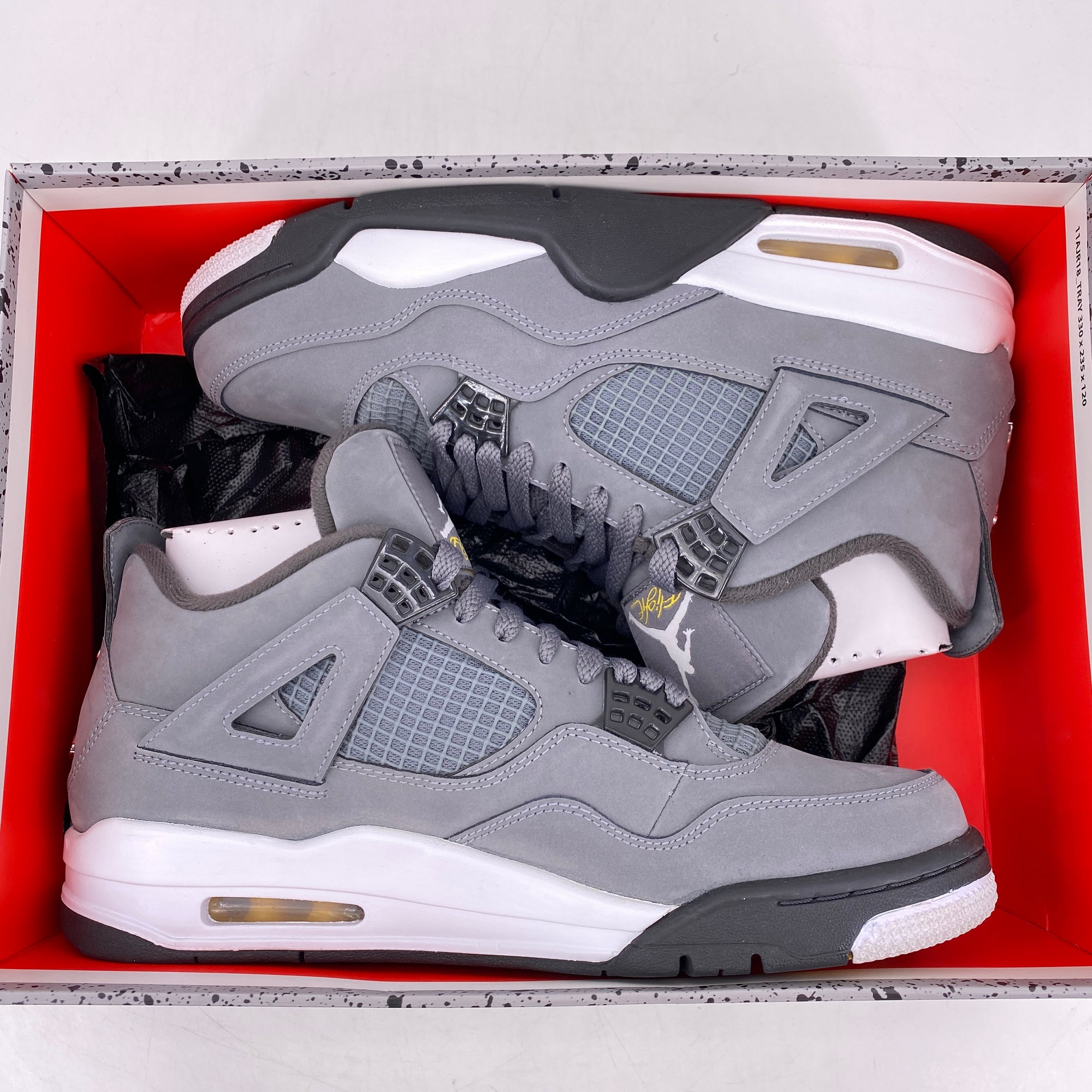 Air Jordan 4 Retro &quot;Cool Grey&quot; 2019 Used Size 10