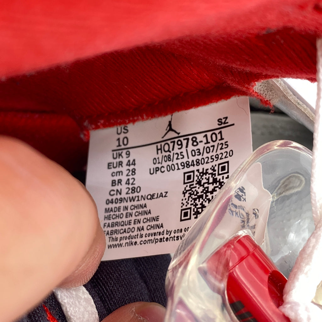 Air Jordan 5 Retro "Fire Red Black Tongue" 2025 Used Size 10