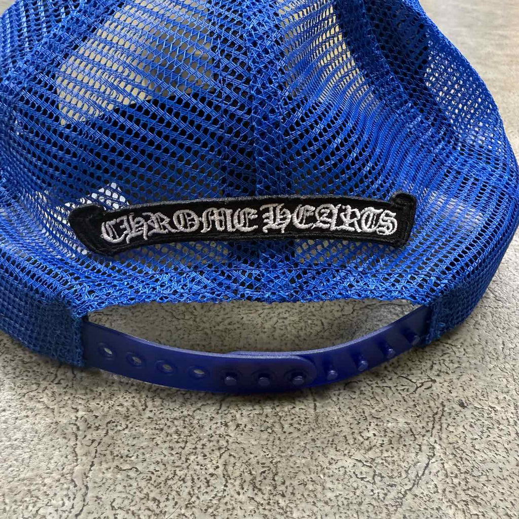Chrome Hearts Trucker Hat "CEMETERY" New Blue Size OS