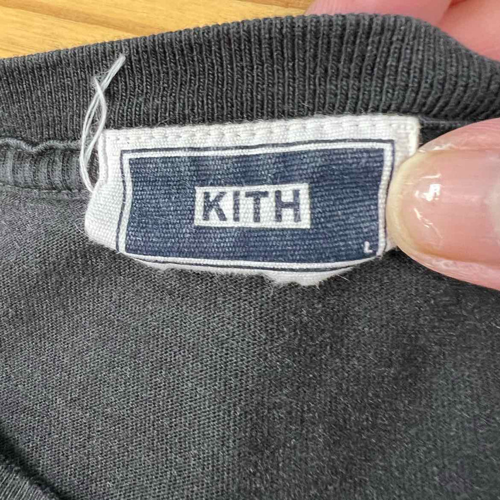 Kith T-Shirt "PREMIUM TECHNOLOGY" Black Used Size L