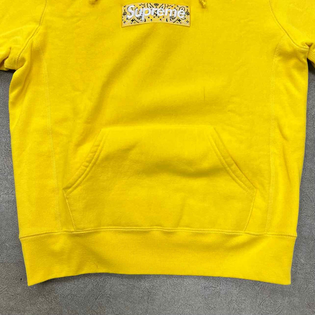 パーカー・フーディ Supreme / Bandana Box Logo Hooded Sweatshirts Yellow Supreme Bandana Box Logo Hoodie - Yellow Medium | eBay