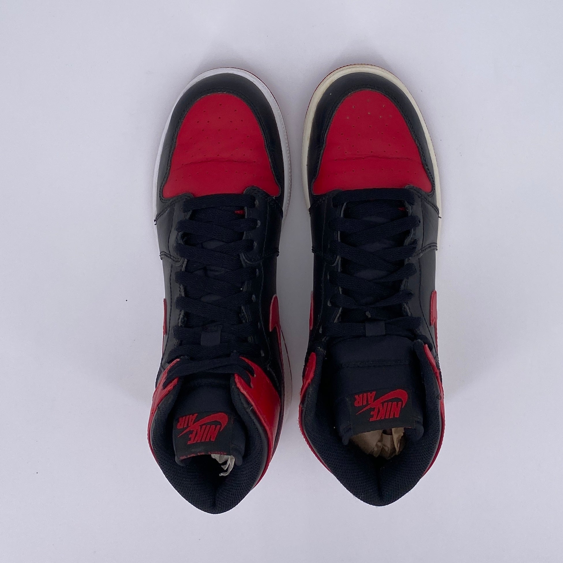 Air Jordan (GS) 1 Retro High OG &quot;Bred&quot; 2013 Used Size 7Y