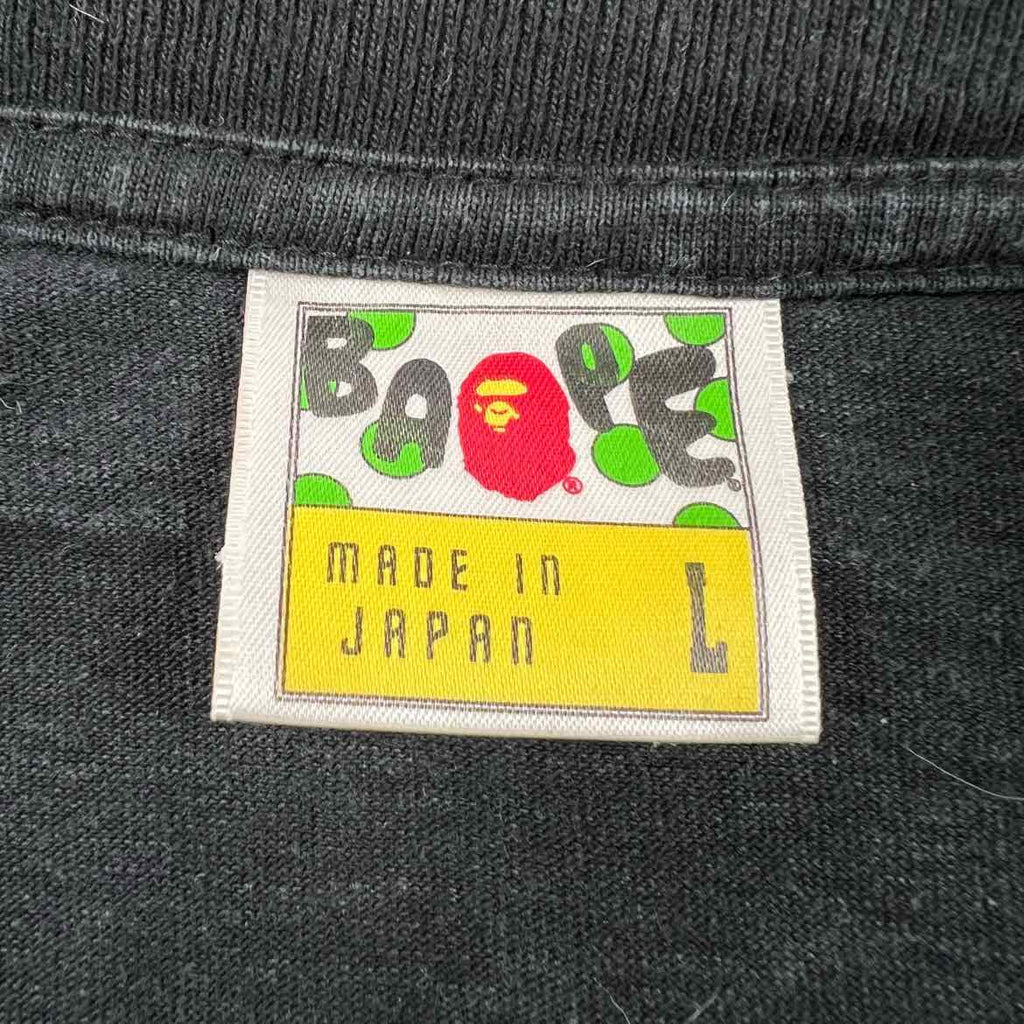 Bape T-Shirt "UNDEFEATED" Black Used Size L