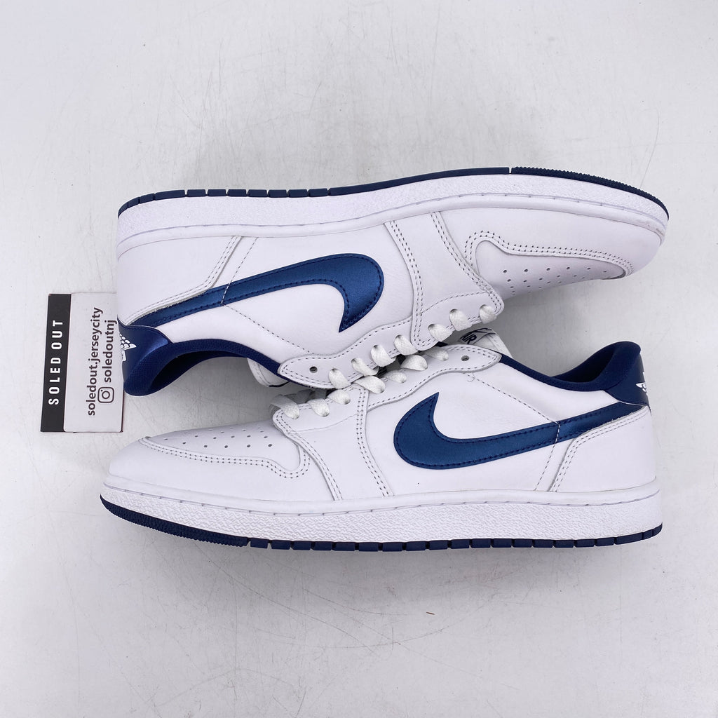 Air Jordan 1 Retro Low "Metallic Blue" 2024 New Size 12