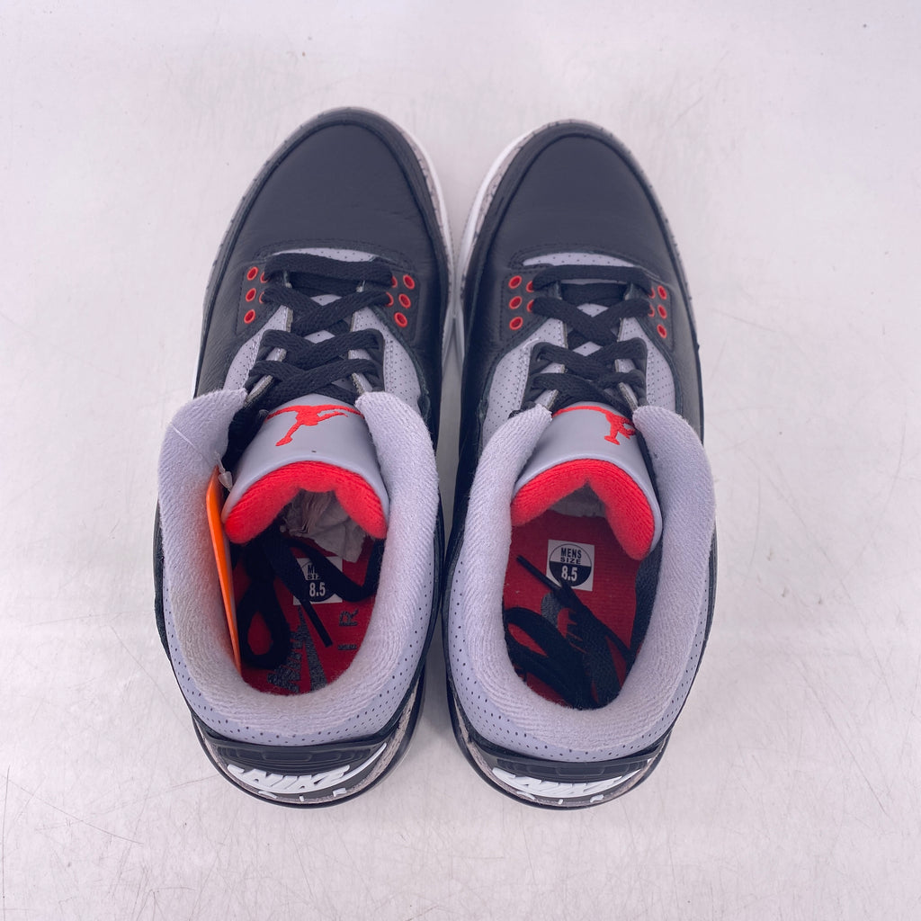 Air Jordan 3 Retro "Black Cement" 2024 Used Size 8.5