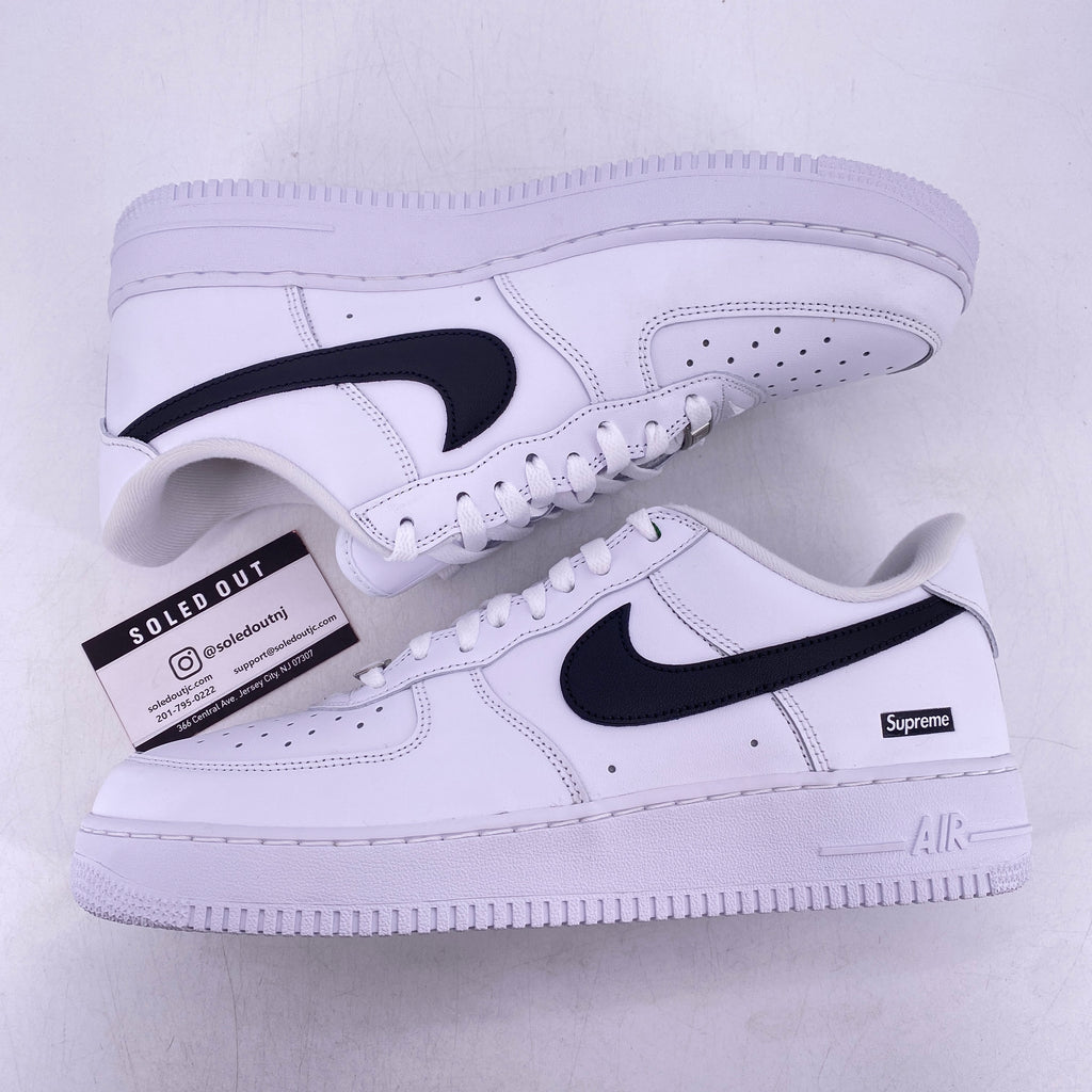 Nike Air Force 1 Low "Supreme White Black" 2025 New Size 10.5