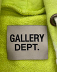 Gallery DEPT. Zip Up "FRENCH" Lime Green Used Size S