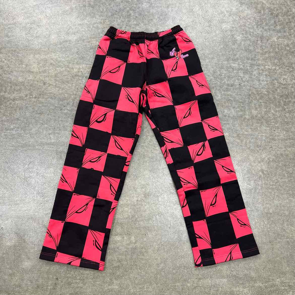 Matty Boy Sweatpants "ANTI PROMO 99 EYES" Red New Size M