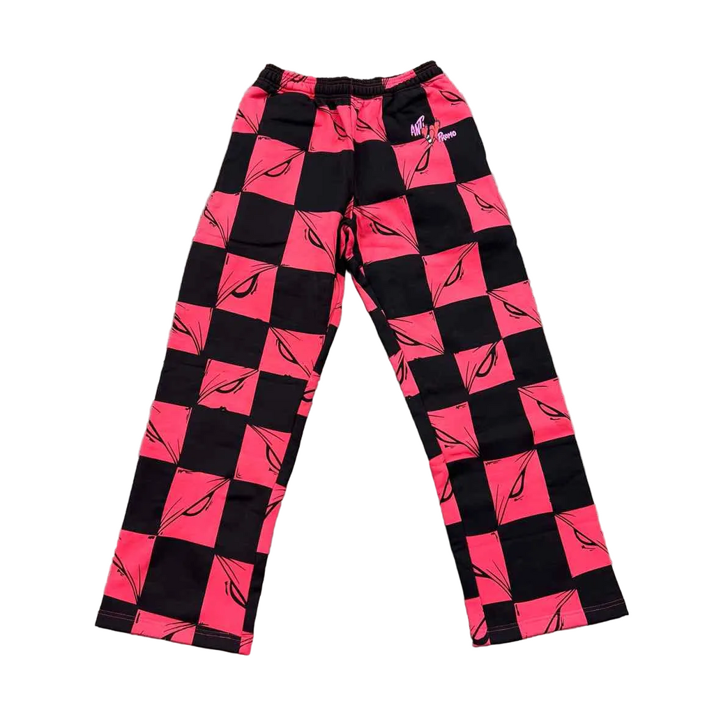 Matty Boy Sweatpants "ANTI PROMO 99 EYES" Red New Size M