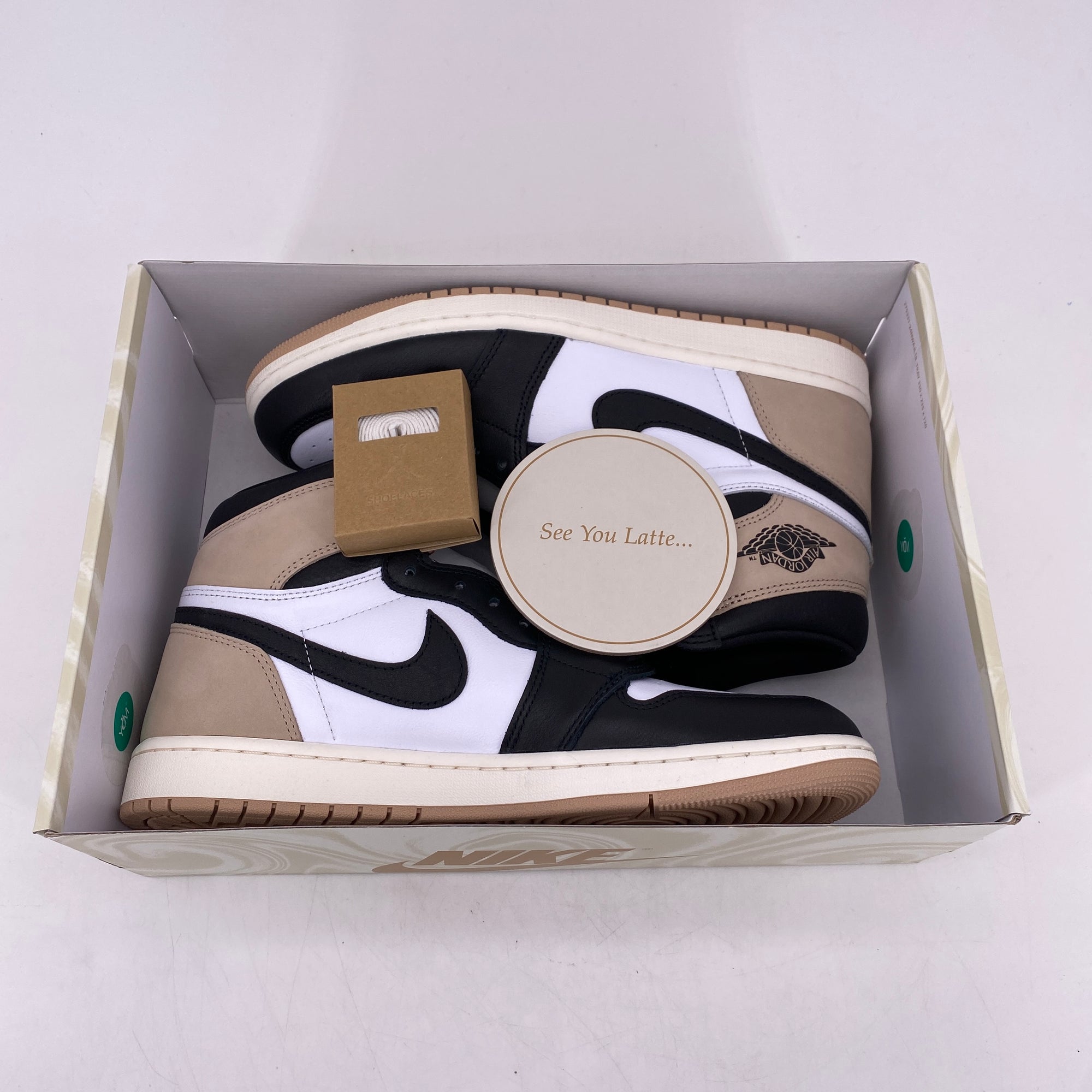 Air Jordan (W) 1 Retro High OG &quot;Latte&quot; 2024 New Size 11.5W