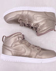 Air Jordan (PS) 1 Mid "Sepia Stone" 2018 Used Size 2Y