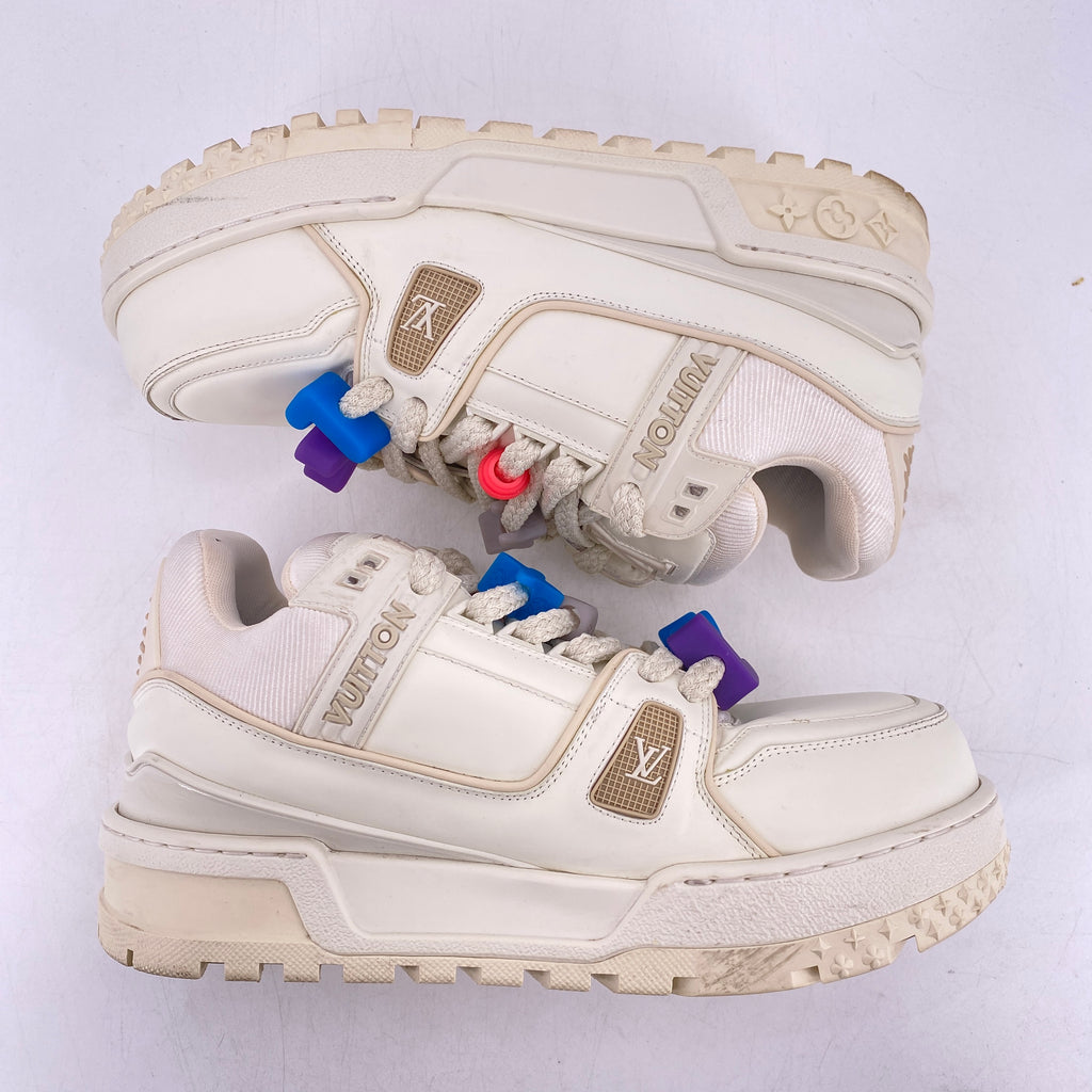 Louis Vuitton Trainer Maxi "WHITE" Used Size 7 LV