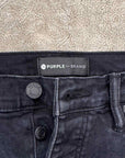 Purple Jeans "RIPPED" Black Used Size 32