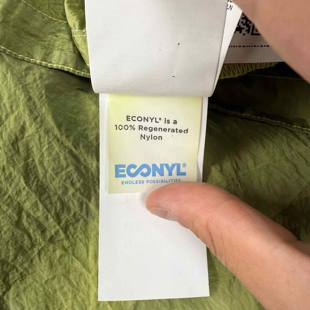 Stone Island Zip Up "NYLON" Green Used Size 2XL