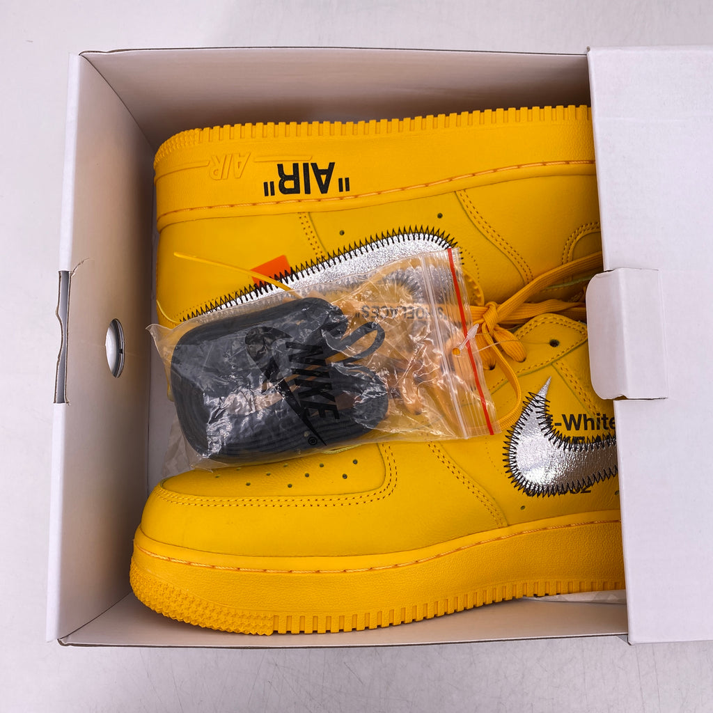 Nike Air Force 1 Low / OW "University Gold" 2021 New Size 10