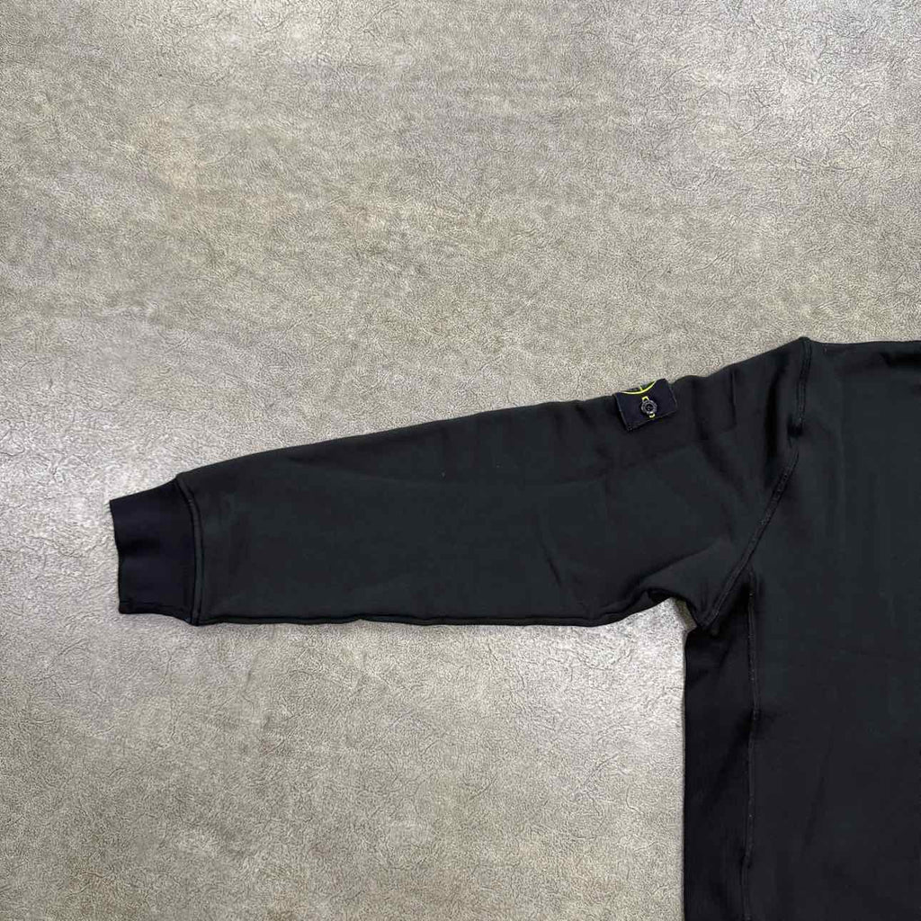 Stone Island Half Zip Pullover "PATCH" Black Used Size XL
