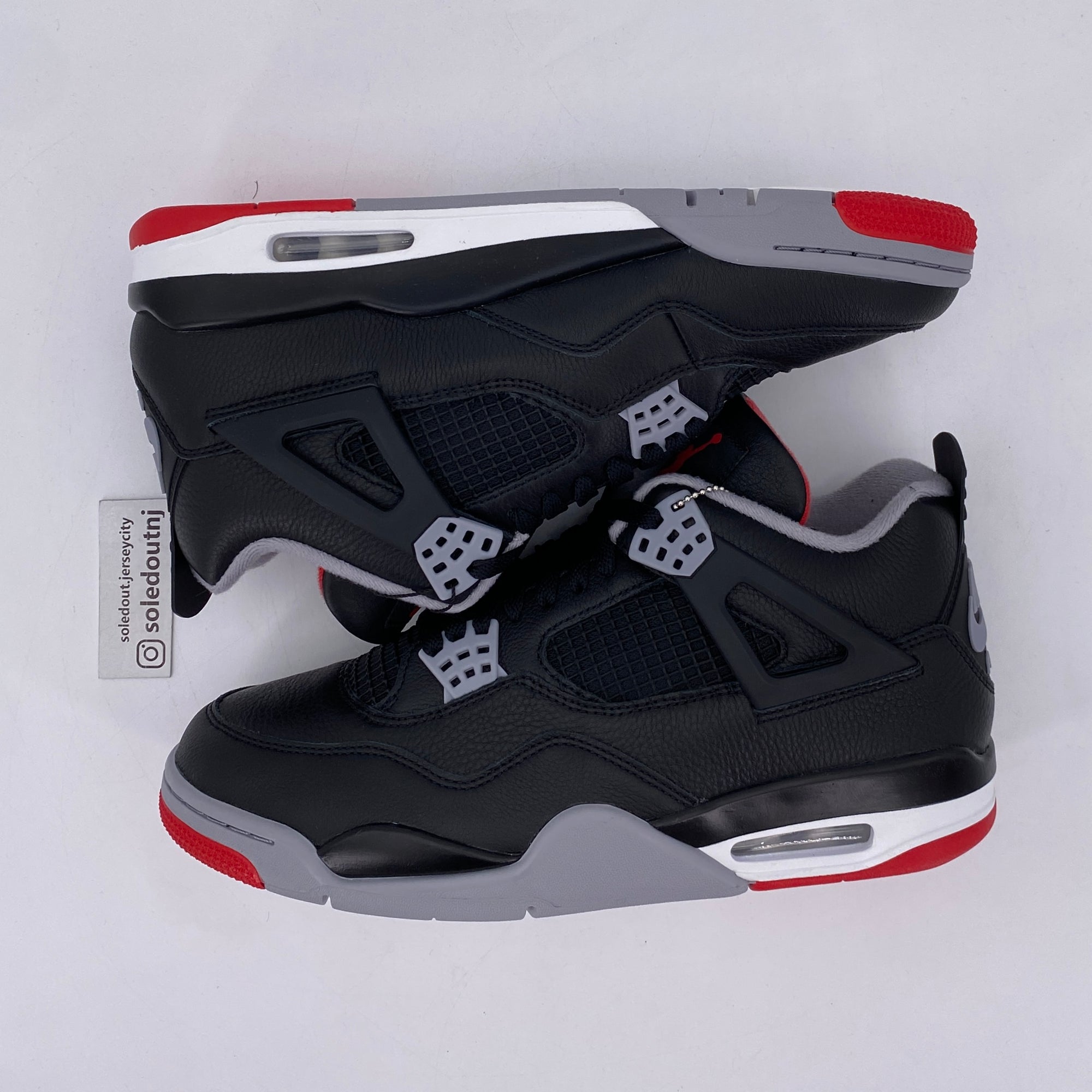 Air Jordan 4 Retro &quot;Bred Reimagined&quot; 2024 New Size 10.5